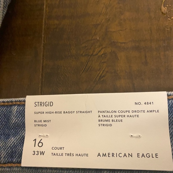 American Eagle Super High rise baggy Straight jeans - Picture 10 of 13